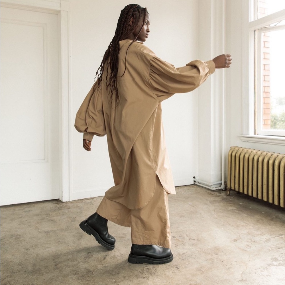 BOHEME Cotton Shirt Dress - Picture 4 of 8